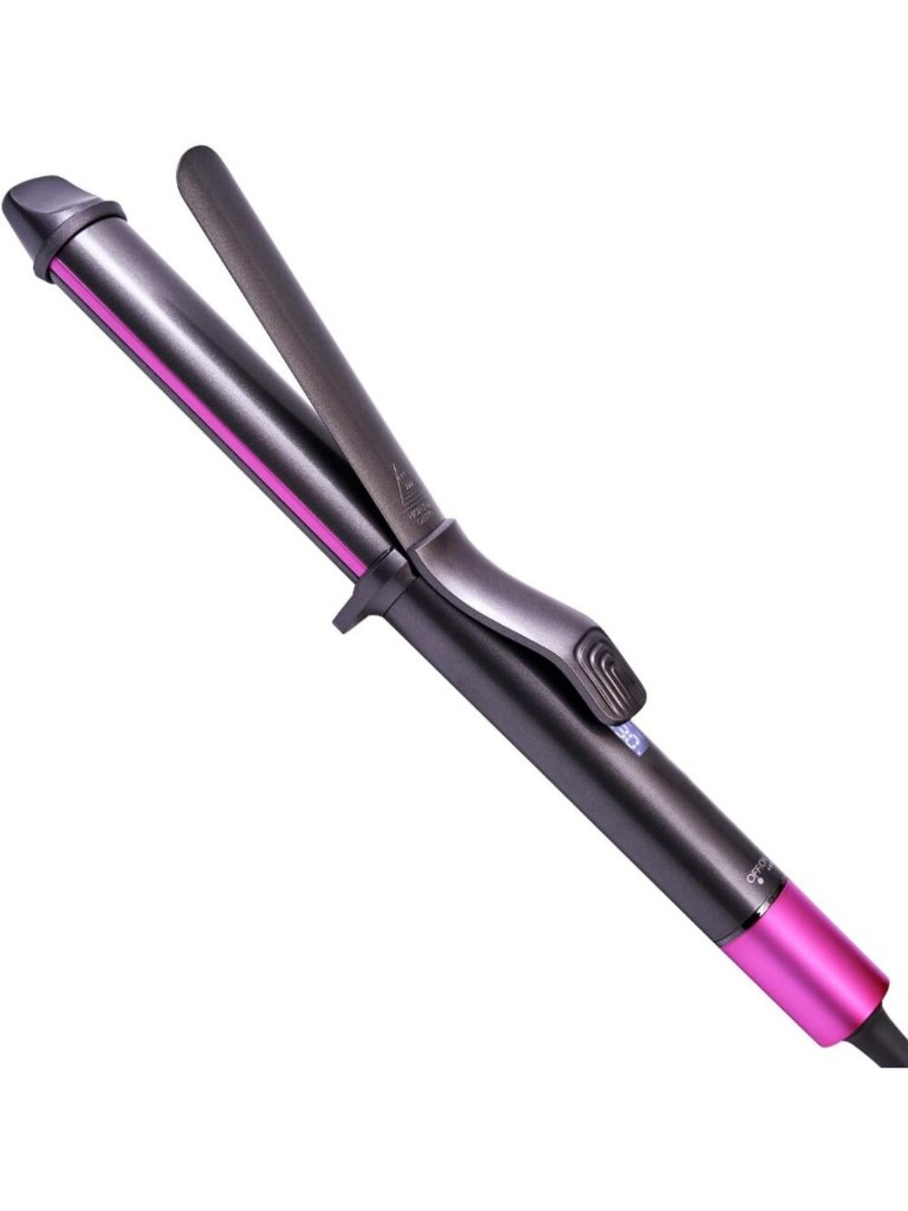 1.25 Inch Curling Iron - Fast 60s Heat Up, 6 Temp Settings, Stylish Pink